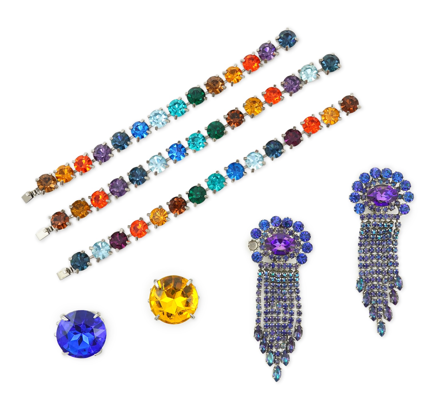 A collection of costume jewels, mid to late 20th century